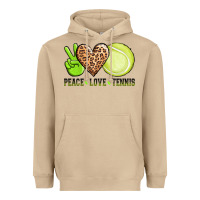 Mushroom peace love tennis Heavyweight Hoodie - AdoDesignShop
