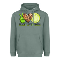 Sage peace love tennis Heavyweight Hoodie - AdoDesignShop