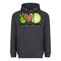 Smoke peace love tennis Heavyweight Hoodie - AdoDesignShop