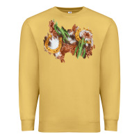 Antique Gold horseshoe cowhide cactus patch Premium Sweatshirt - AdoDesignShop