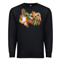 Black horseshoe cowhide cactus patch Premium Sweatshirt - AdoDesignShop