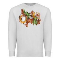 Dove Grey horseshoe cowhide cactus patch Premium Sweatshirt - AdoDesignShop