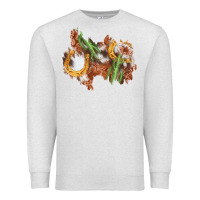 Oatmeal Heather horseshoe cowhide cactus patch Premium Sweatshirt - AdoDesignShop