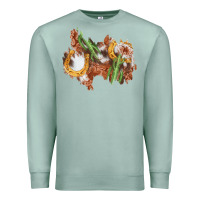 Seafoam horseshoe cowhide cactus patch Premium Sweatshirt - AdoDesignShop