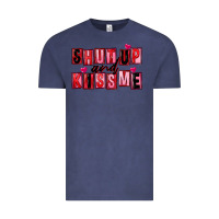 Vintage Denim Shut up and kiss me Vintage Tee - FaDigitalArtStudio