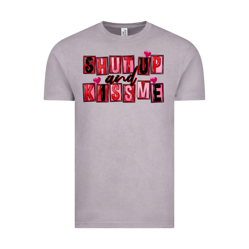 Shut Up And Kiss Me Vintage Tee by FaDigitalArtStudio | Teevron