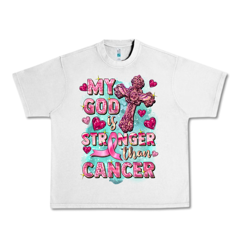My God Is Stronger Than Cancer Urban Heavy Tee by FaDigitalArtStudio | Teevron