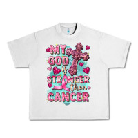 Lunar Rock My God is stronger than Cancer Urban Heavy Tee - FaDigitalArtStudio