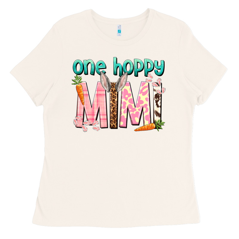 One Hoppy Mimi Easter Day Ladies Tee by HowdyJamesFarm | Teevron