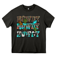 Asphalt Western Howdy Howdy Howdy Heavy Core Tee - HowdyJamesFarm