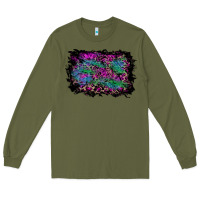 Army Green halloween background Long Sleeve Tee - RanaPortraitStore