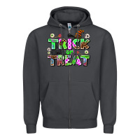 Smoke trıck or treat Zipper Hoodie - AdoDesignShop