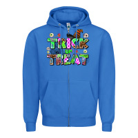 True Royal trıck or treat Zipper Hoodie - AdoDesignShop