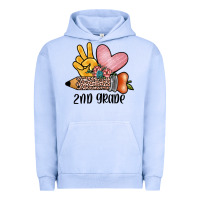 Pigment Grape Ice peace love 2nd grade Urban Hoodie - JahusDesignShop