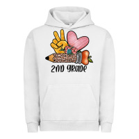 Pigment Lunar Rock peace love 2nd grade Urban Hoodie - JahusDesignShop