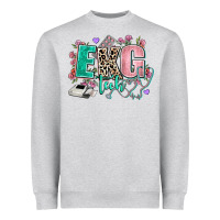 Heather Grey ekg tech Heavyweight Sweatshirt - AdoDesignShop