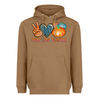Toasted Coconut peace love pumpkins Heavyweight Hoodie - AdoDesignShop