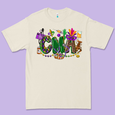 Cma Mardi Gras Cowgirl Premium Tee Designed By Cowgirlartshop