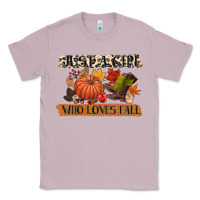 Lilac just a girl who loves fall Classic Tee - CowGirlArtShop