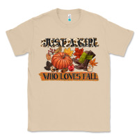 Mushroom just a girl who loves fall Classic Tee - CowGirlArtShop
