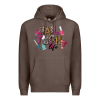 Coffee Nail Tech Life Premium Hoodie - LillyAllenDesigns