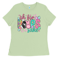 Matcha Oh for peeps sake cowhide Easter Day Ladies Tee - HowdyJamesFarm
