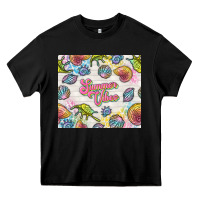 Black summer vibes with sea shells Heavy Core Tee - TumblerDesignByShophia
