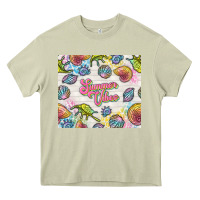 Mossy summer vibes with sea shells Heavy Core Tee - TumblerDesignByShophia