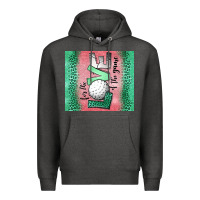 Charcoal Heather for the love of the game golf Premium Hoodie - Jasminsmagicworld