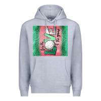 Heather Grey for the love of the game golf Premium Hoodie - Jasminsmagicworld