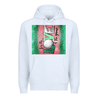 White for the love of the game golf Premium Hoodie - Jasminsmagicworld