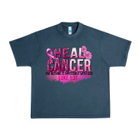 Midnight Navy Heal Cancer for nothing is impossible Urban Heavy Tee - FaDigitalArtStudio