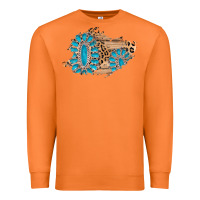 Carrot gemstone wood leopard patch Premium Sweatshirt - AdoDesignShop