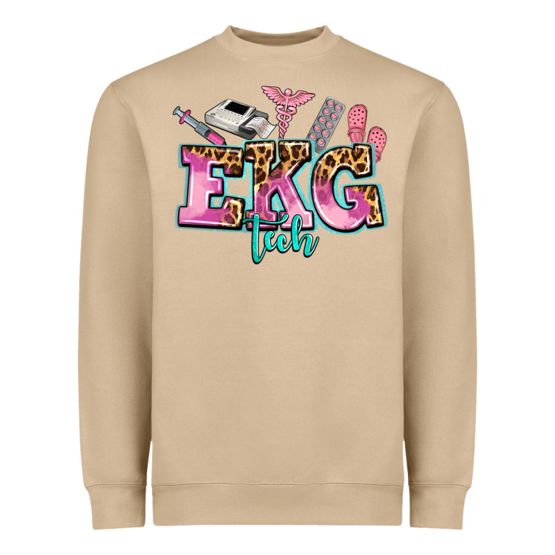 Ekg Tech Heavyweight Sweatshirt by AdoDesignShop | Teevron