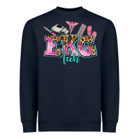 Navy ekg tech Heavyweight Sweatshirt - AdoDesignShop