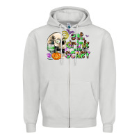 Eat Drınk And Be Scary Zipper Hoodie | Teevron