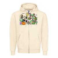 Sandshell eat drınk and be scary Zipper Hoodie - AdoDesignShop