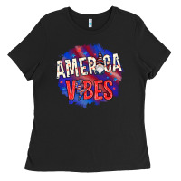 America Vibes With Gnome Ladies Tee | Teevron