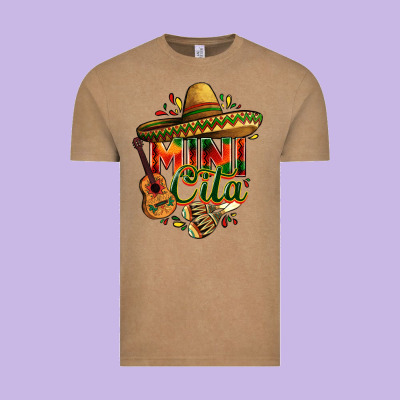 Mini Cita Vintage Tee Designed By Fadigitalartstudio