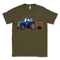 Army Green Farm Tractor Classic Tee - RanaPortraitStore