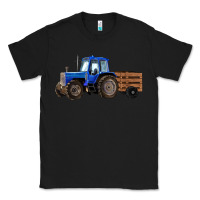 Black Farm Tractor Classic Tee - RanaPortraitStore
