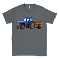 Charcoal Heather Farm Tractor Classic Tee - RanaPortraitStore