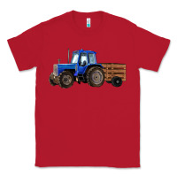 Red Farm Tractor Classic Tee - RanaPortraitStore