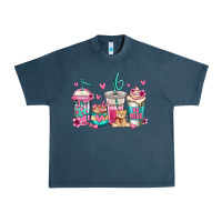 Midnight Navy valentines day coffee Urban Heavy Tee - Jasminsmagicworld