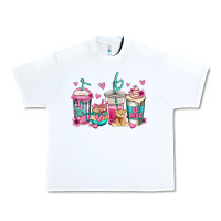 White valentines day coffee Urban Heavy Tee - Jasminsmagicworld