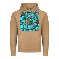 Vintage Camel Lake Babe And Fish With Camouflage Seamless Pattern Vintage Hoodie - BundleAndBundleShop