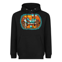 Black western cactus Heavyweight Hoodie - AdoDesignShop