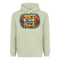 Matcha western cactus Heavyweight Hoodie - AdoDesignShop