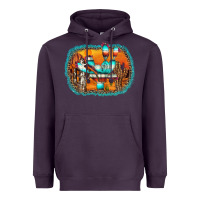 Plum western cactus Heavyweight Hoodie - AdoDesignShop
