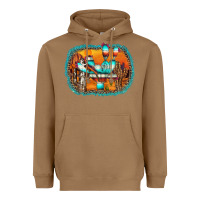 Toasted Coconut western cactus Heavyweight Hoodie - AdoDesignShop